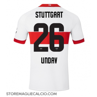 Stuttgart Deniz Undav #26 Maglia Gara Casa Repliche 2024-25